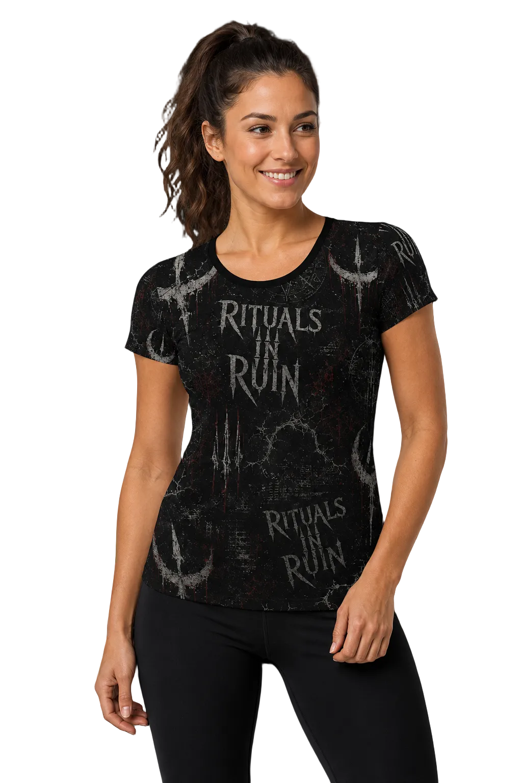 Rituals In Ruin — Listen. Feel. Survive. Athletic Tee