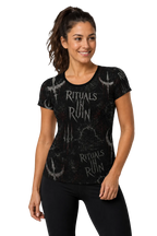 Rituals In Ruin — Listen. Feel. Survive. Athletic Tee