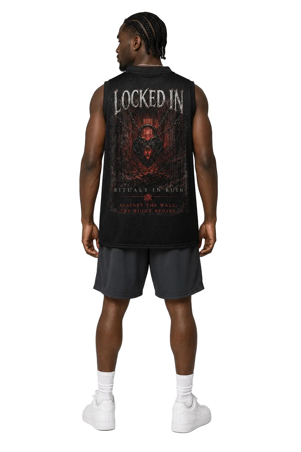 Locked In Basketball Tank Jersey — Rituals In Ruin