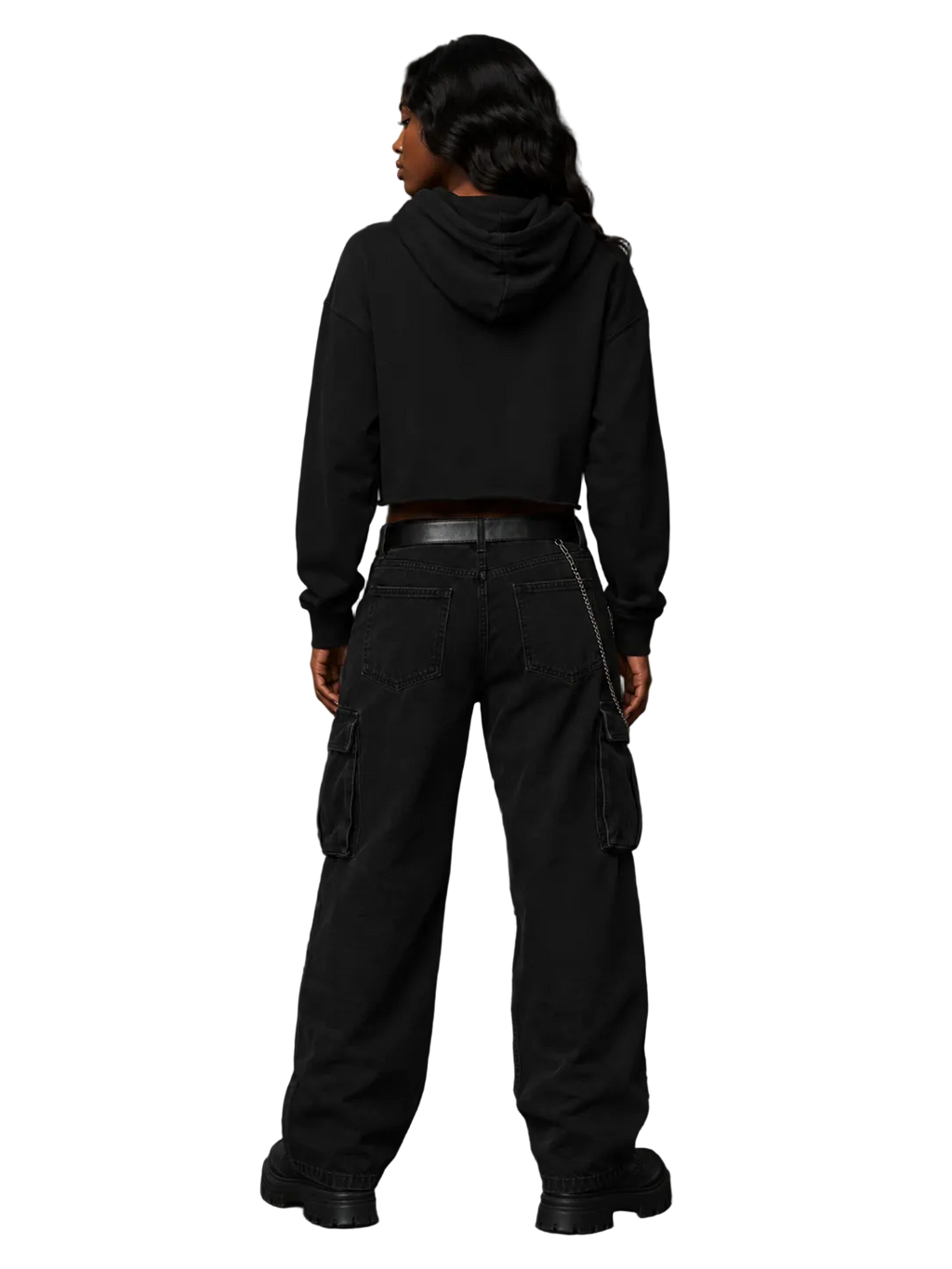 Embers That Stay Crop Hoodie