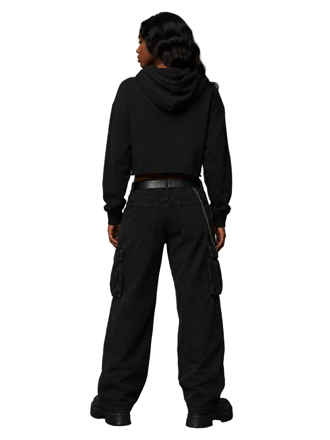 Embers That Stay Crop Hoodie