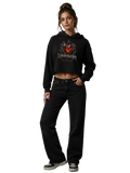 Embers That Stay Crop Hoodie