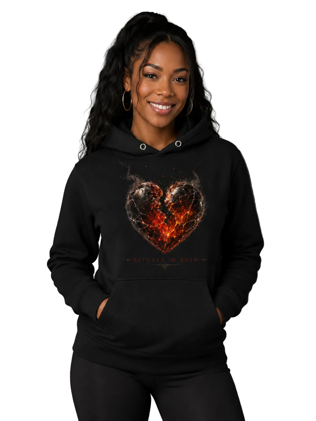 Embers Women’s Hoodie — Rituals In Ruin