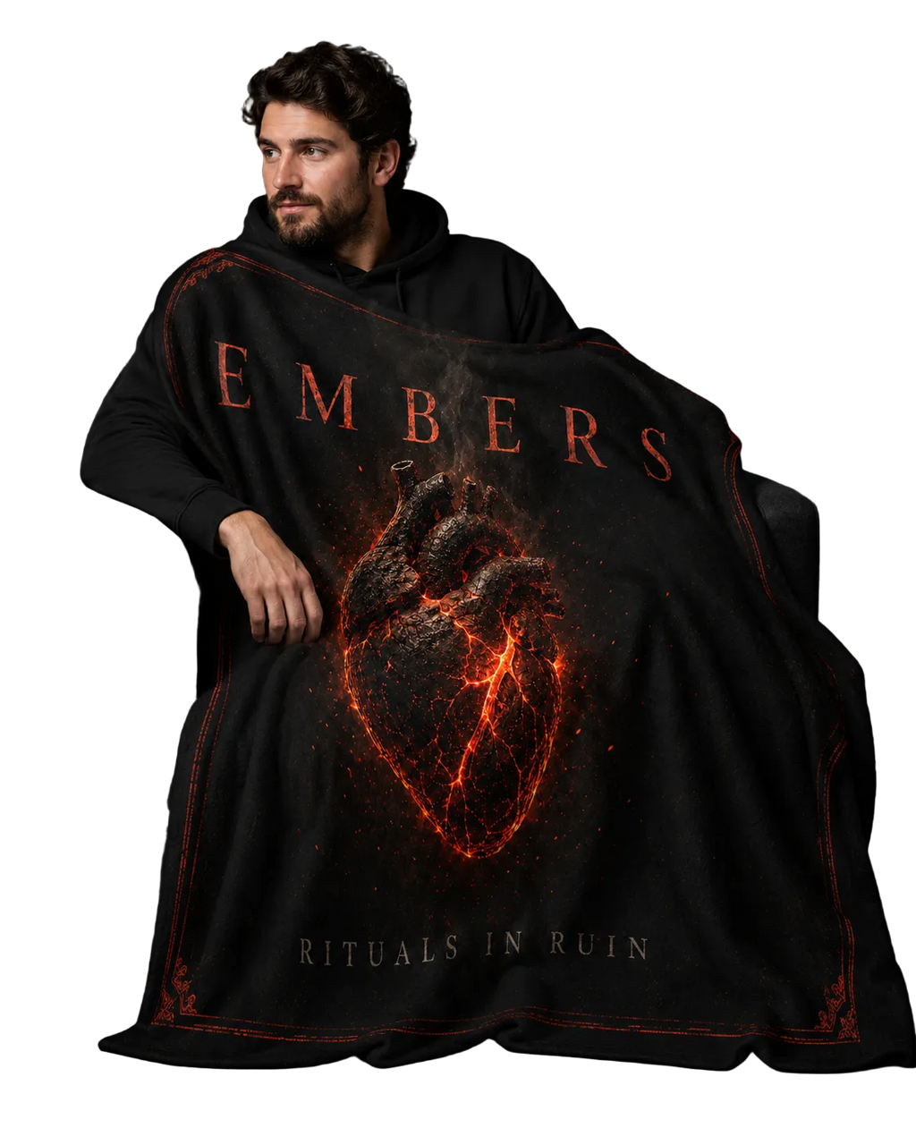 Embers Throw Blanket — Rituals In Ruin