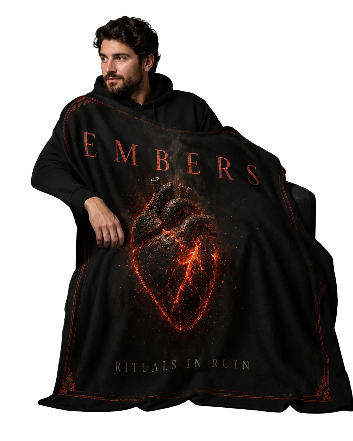 Embers Throw Blanket — Rituals In Ruin
