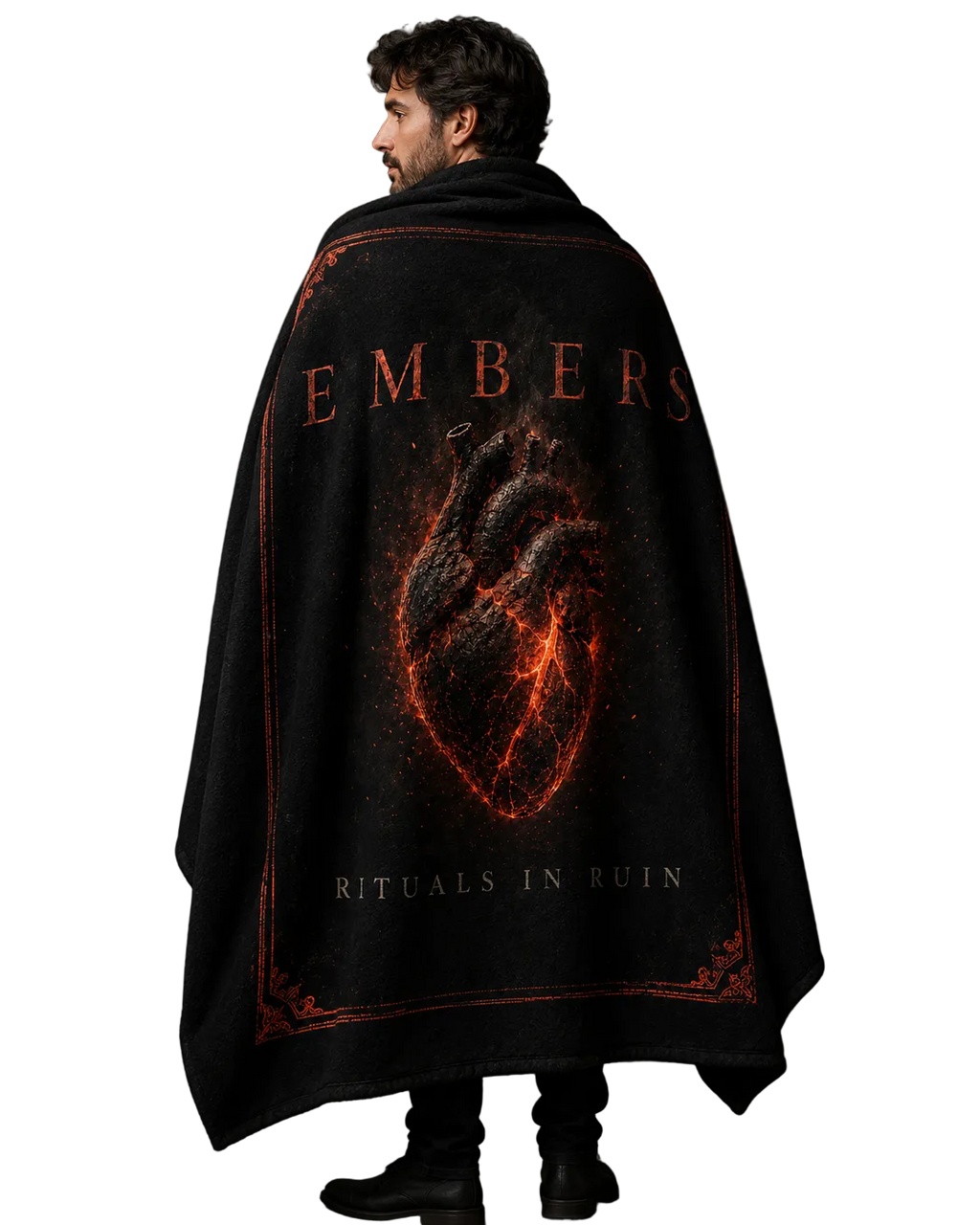 Embers Throw Blanket — Rituals In Ruin