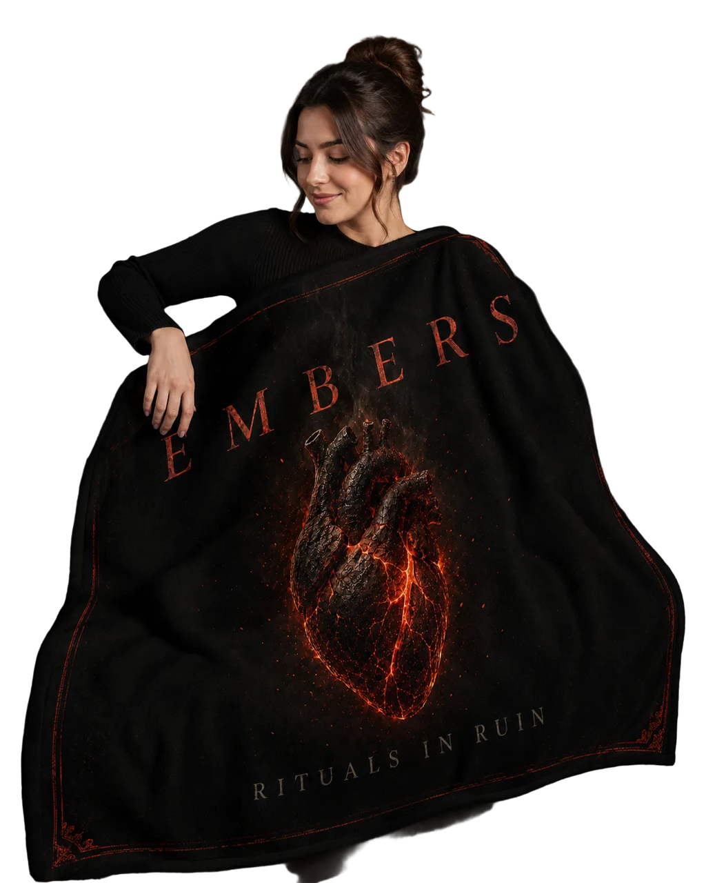Embers Throw Blanket — Rituals In Ruin