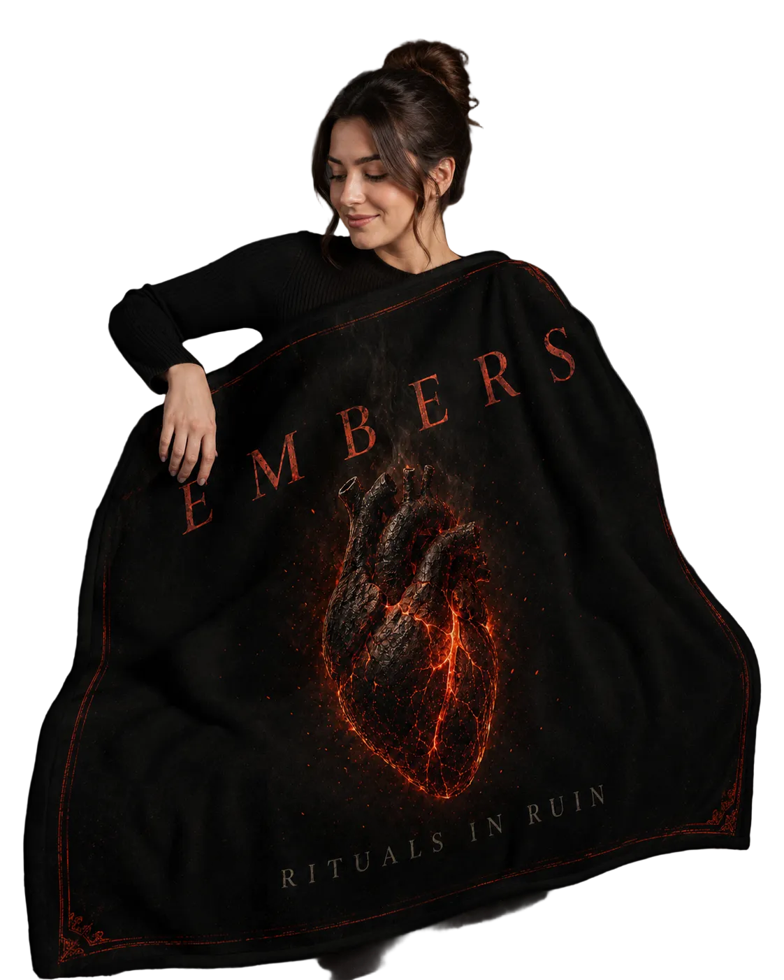 Embers Throw Blanket — Rituals In Ruin