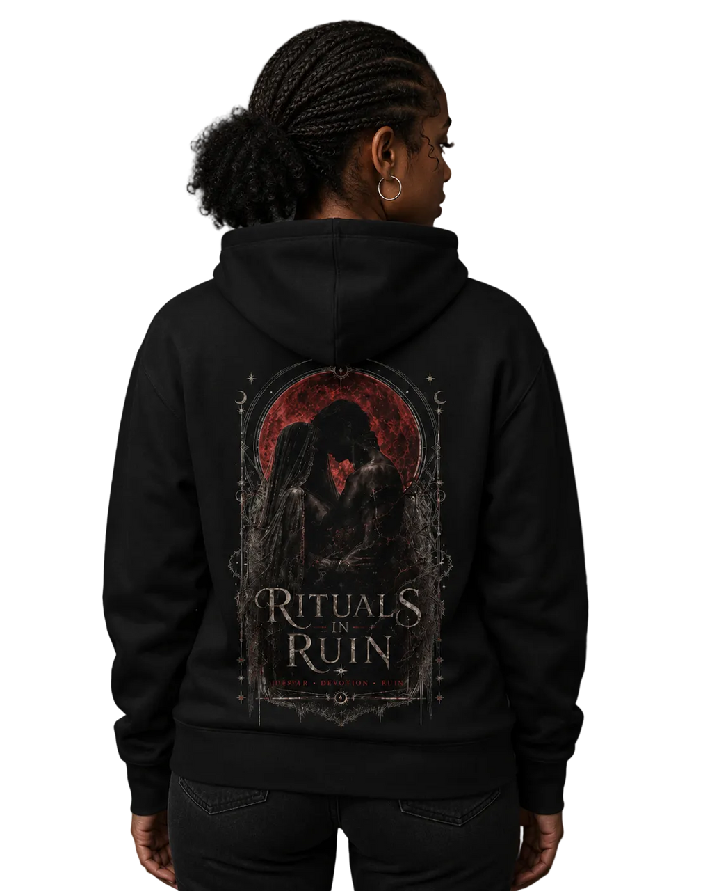 Rituals In Ruin — Desire • Devotion • Ruin Hoodie (Womens)
