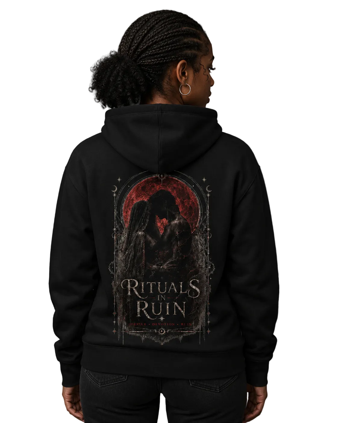 Rituals In Ruin — Desire • Devotion • Ruin Hoodie (Womens)
