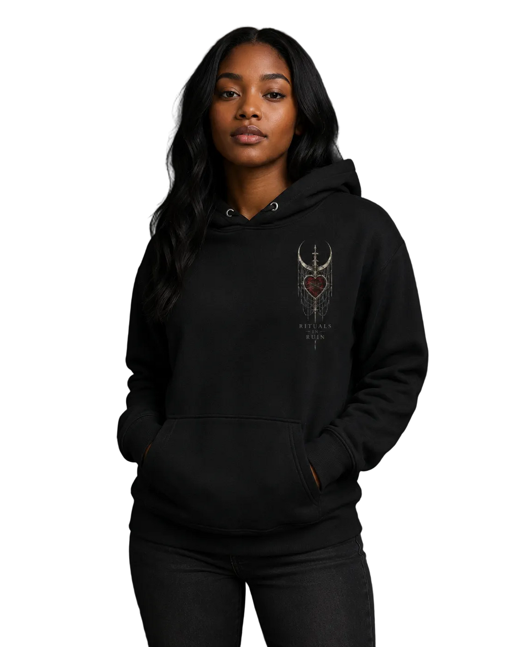Rituals In Ruin — Desire • Devotion • Ruin Hoodie (Womens)
