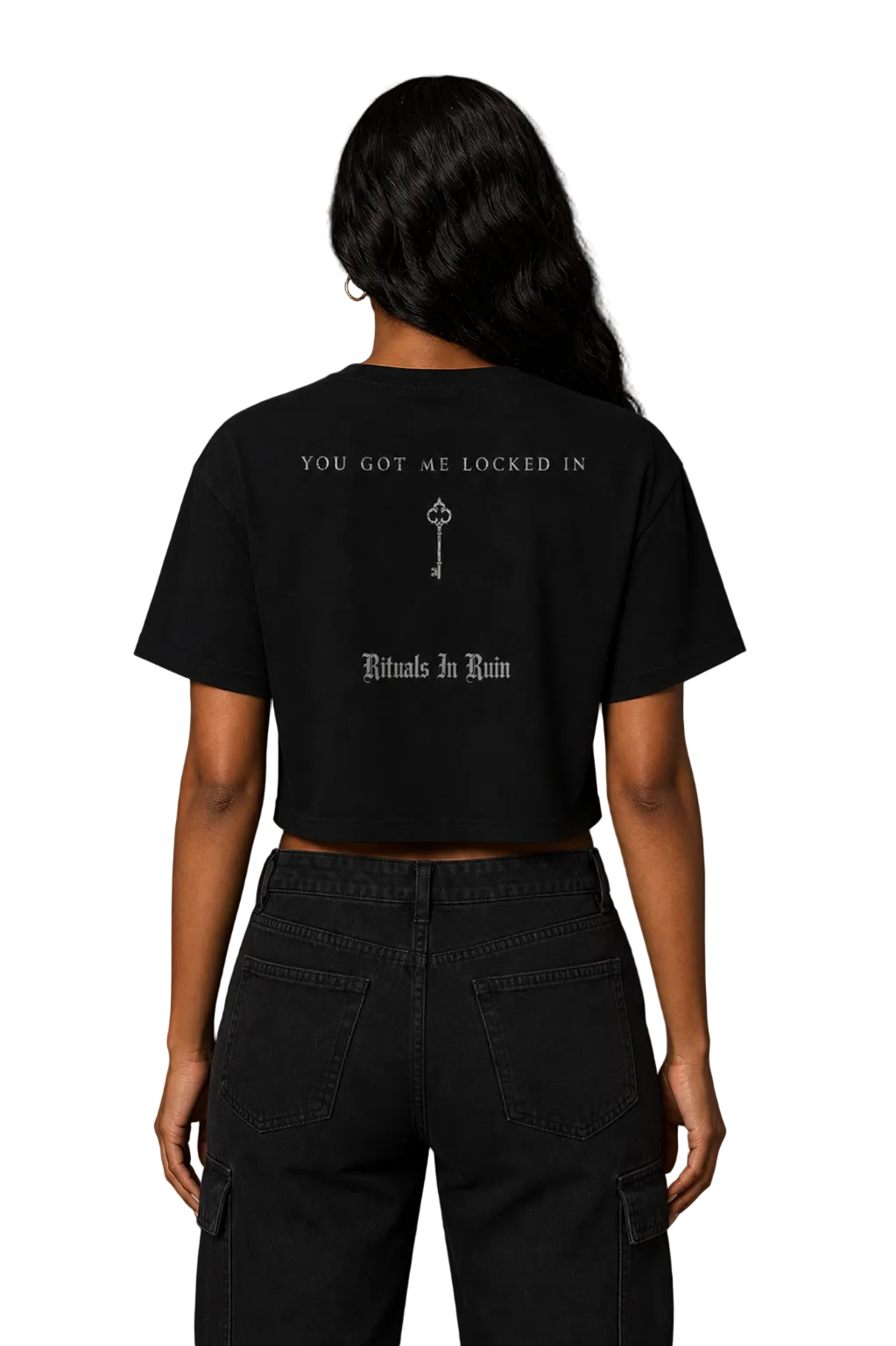Locked In Crop Tee — Rituals In Ruin