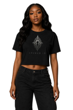 Locked In Crop Tee — Rituals In Ruin