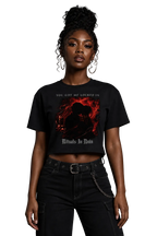 Locked In Cover Art Cropped Tee - Rituals In Ruin