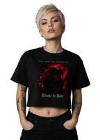 Locked In Cover Art Cropped Tee - Rituals In Ruin