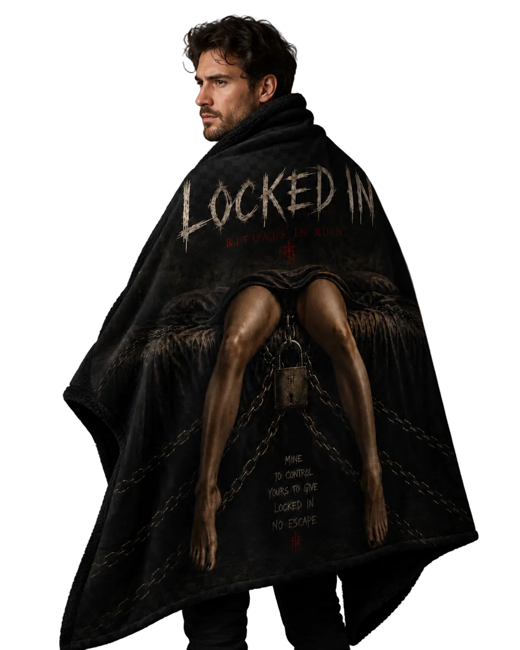 Locked In Throw Blanket - Rituals In Ruin