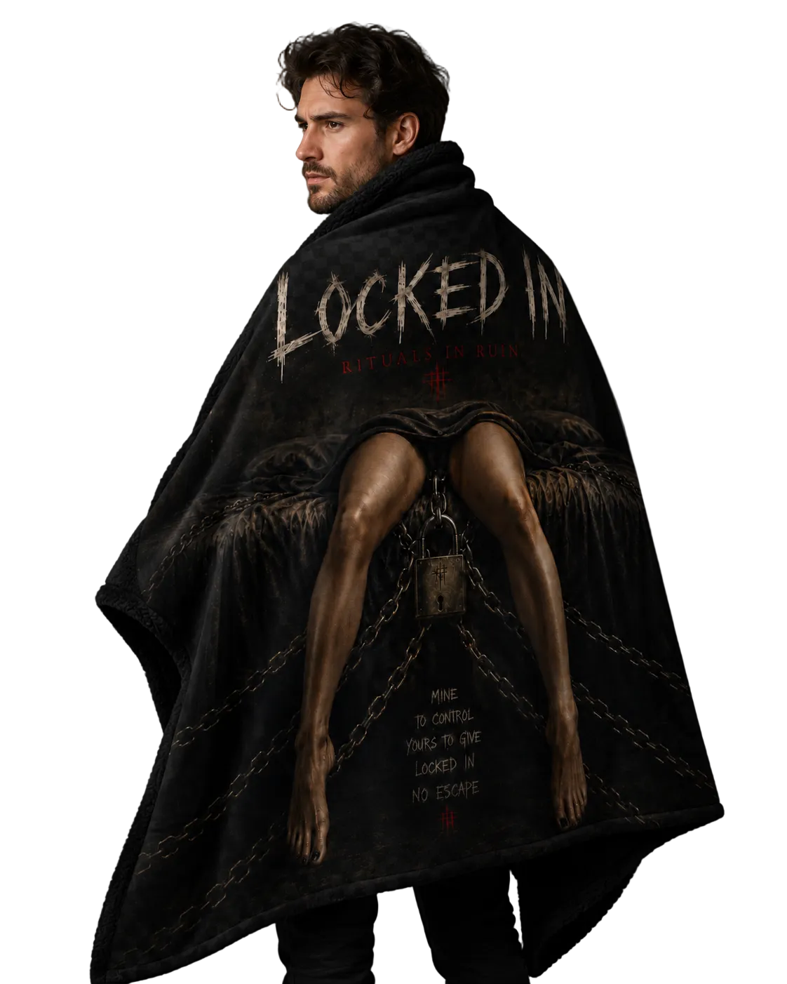 Locked In Throw Blanket - Rituals In Ruin
