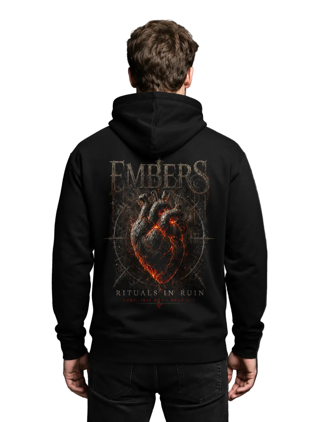 Embers Men’s Hoodie — Rituals In Ruin
