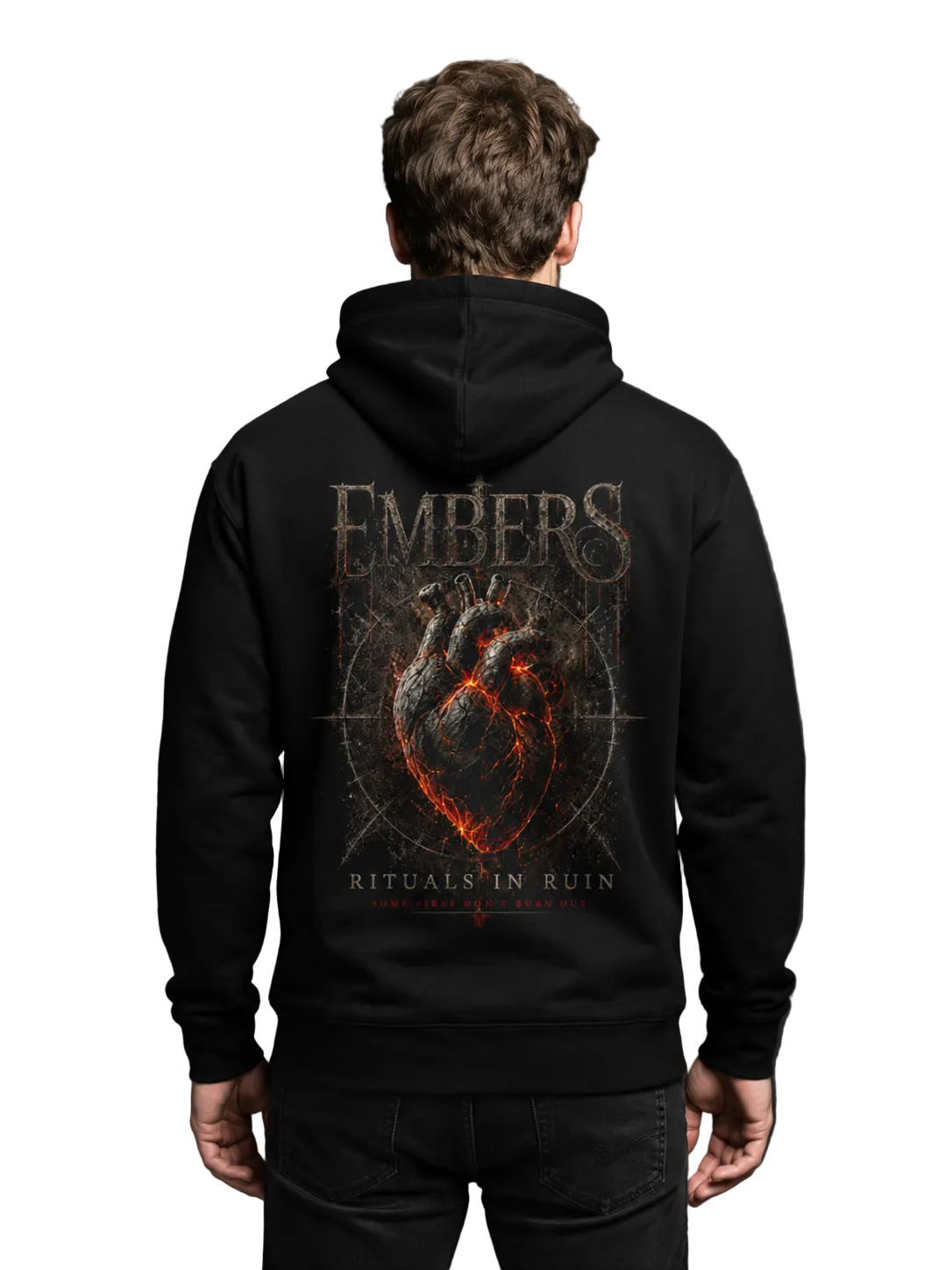 Embers Men’s Hoodie — Rituals In Ruin