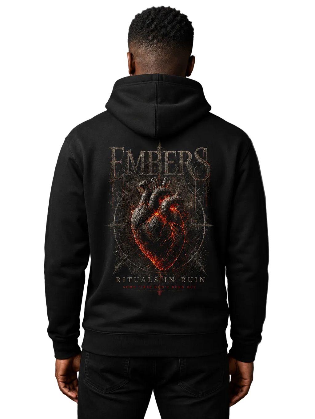 Embers Men’s Hoodie — Rituals In Ruin