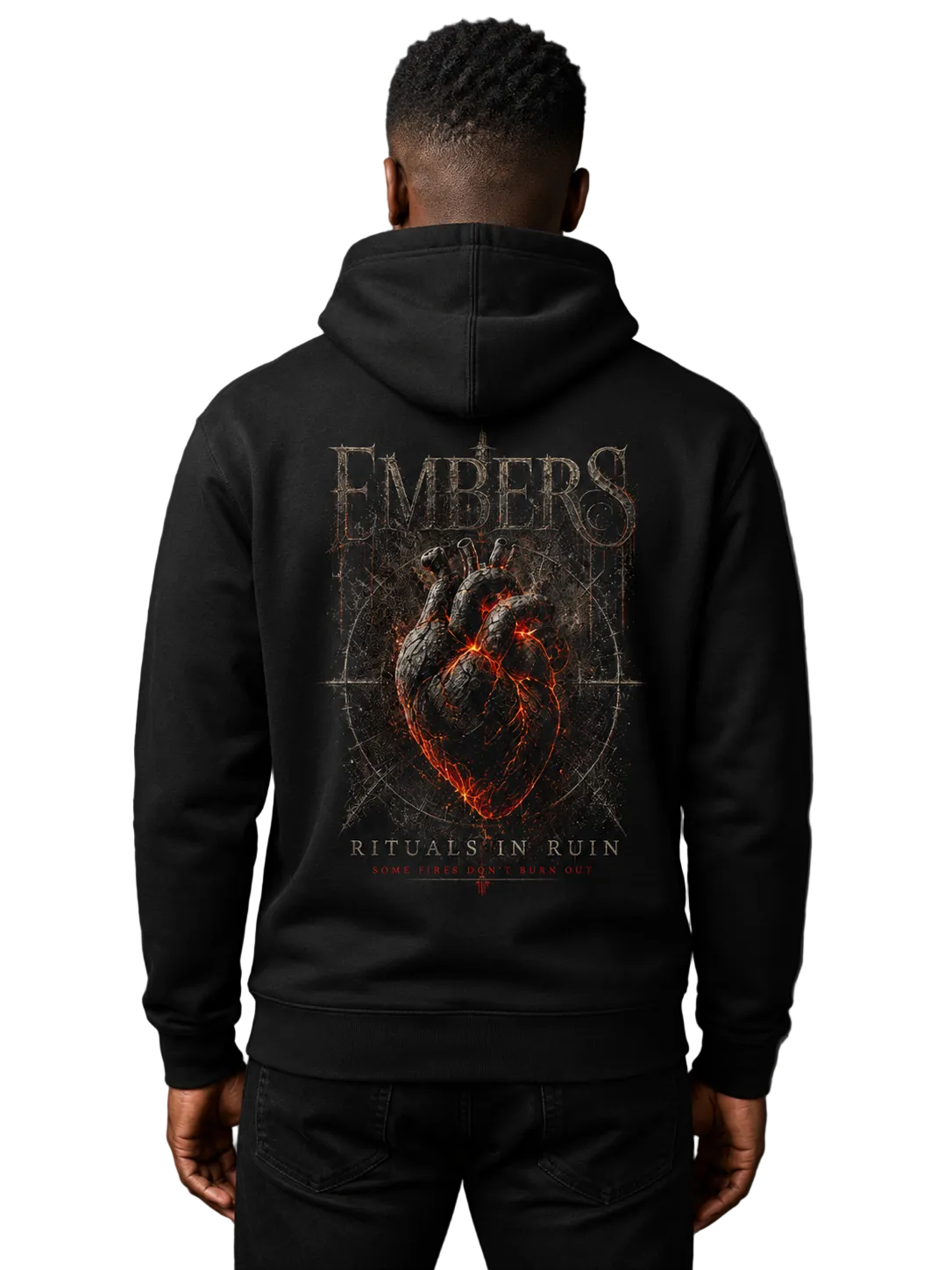 Embers Men’s Hoodie — Rituals In Ruin
