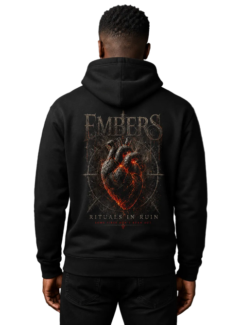 Embers Men’s Hoodie — Rituals In Ruin