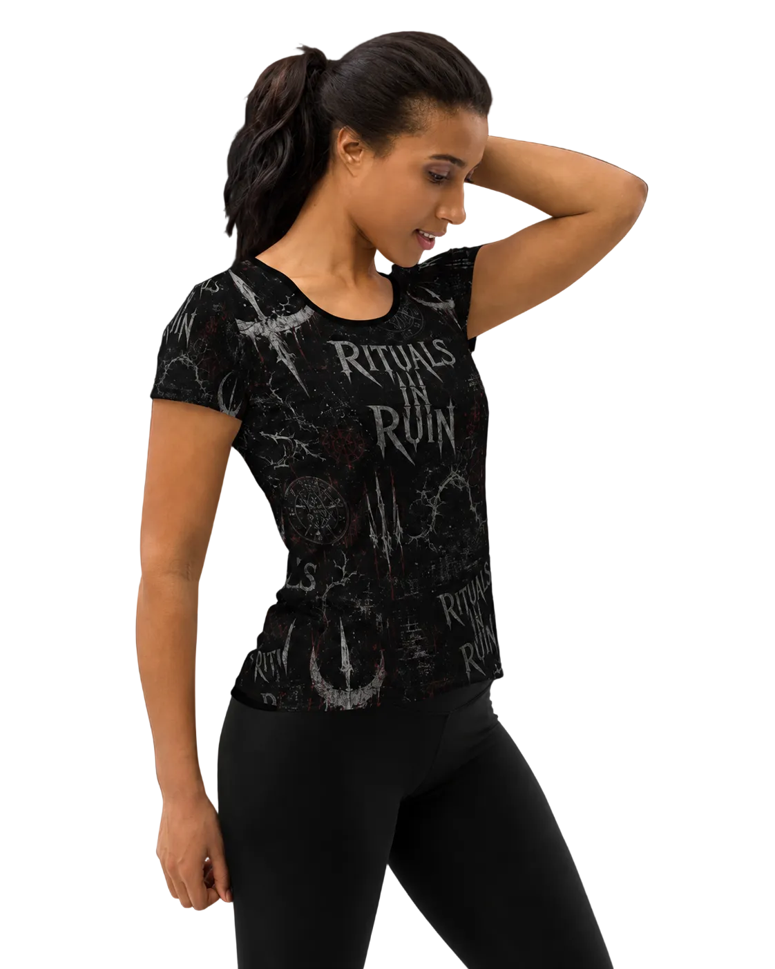 Rituals In Ruin — Listen. Feel. Survive. Athletic Tee