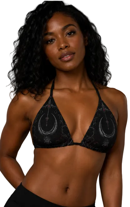 Rituals In Ruin Gothic Lunar String Bikini Top