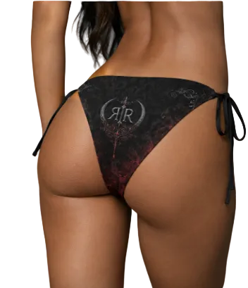 Rituals In Ruin Gothic Ember String Bikini Bottom