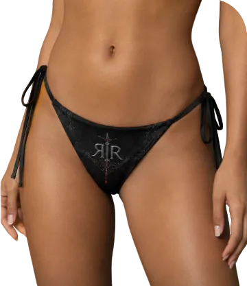 Rituals In Ruin Gothic Ember String Bikini Bottom