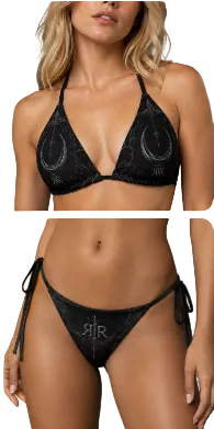 Rituals In Ruin Gothic Ember String Bikini Bottom