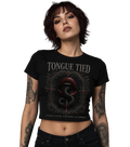 Tongue Tied Poison Never Sounded So Sweet Crop Tee