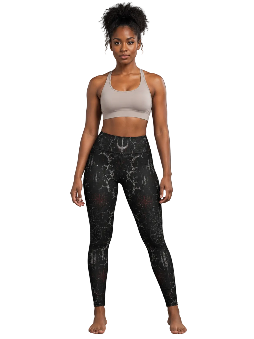 Rituals In Ruin — Listen. Feel. Survive. Athletic Leggings