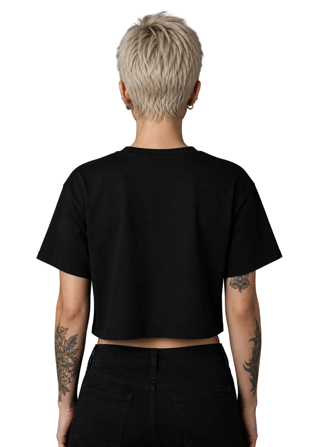 Locked In Cover Art Cropped Tee - Rituals In Ruin