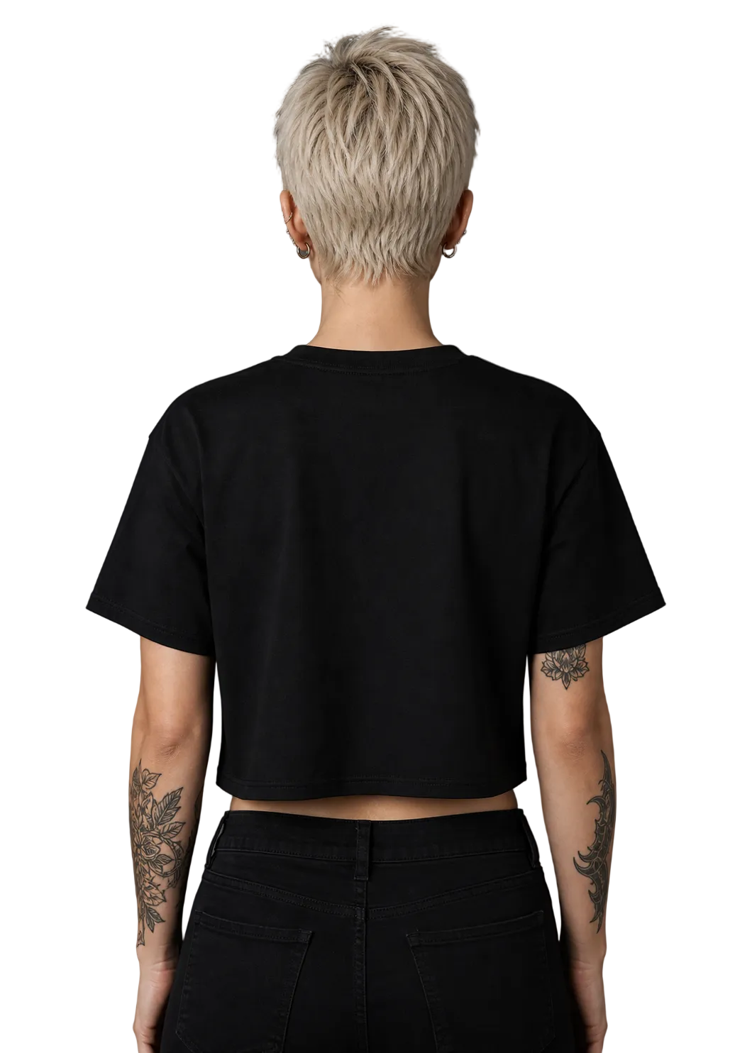 Locked In Cover Art Cropped Tee - Rituals In Ruin