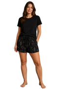 Gothic Coquette Pajama Shorts - Rituals In Ruin