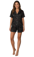 Moonlit Devotion Women’s Short-Sleeve Pajama Top
