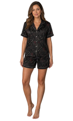 Moonlit Devotion Women’s Short-Sleeve Pajama Top